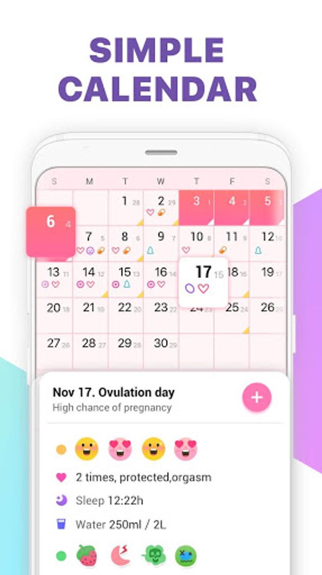 App Period Tracker Period Calendar