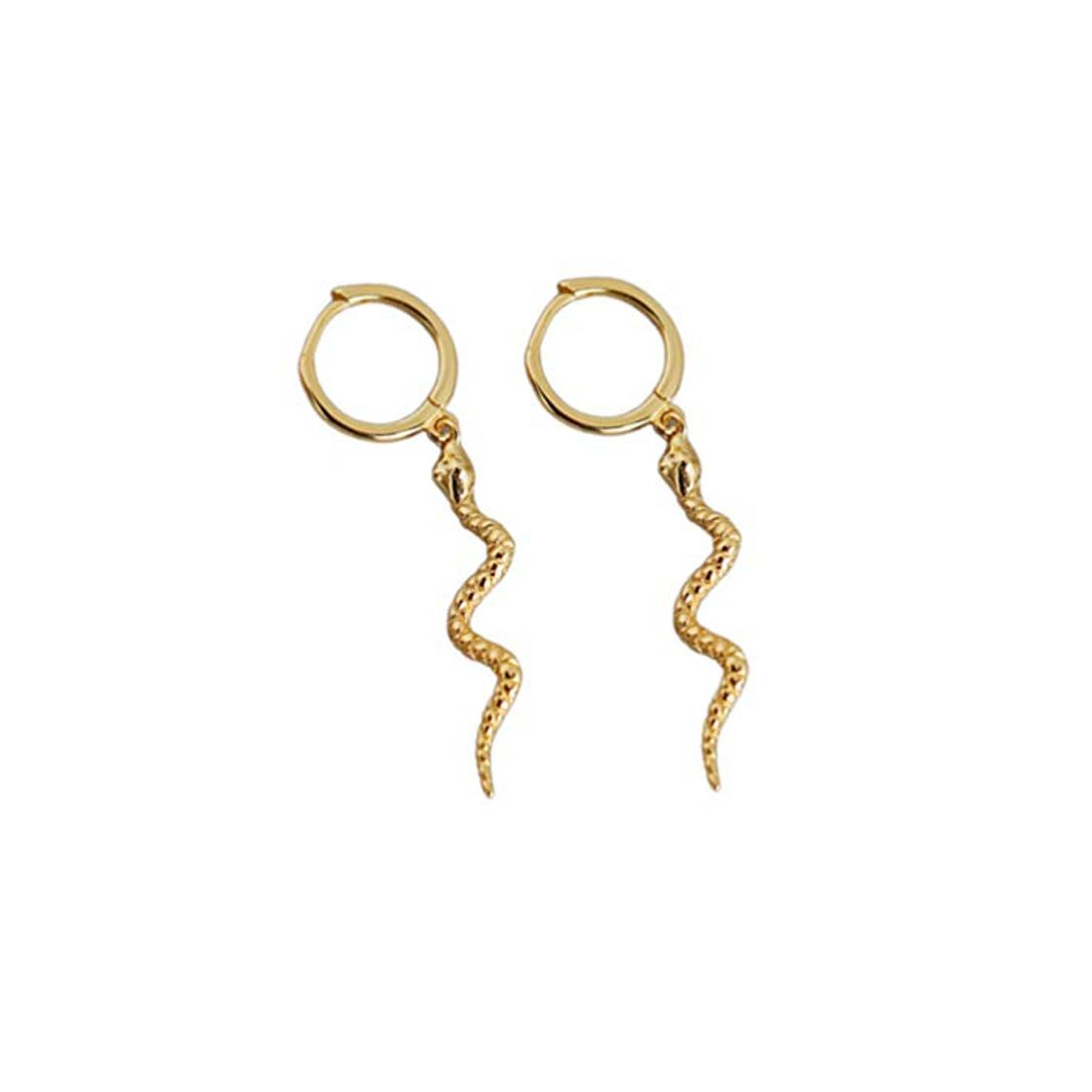 Social Holibanna Aretes de Serpiente Pendientes de Aleación de Estilo Punk Pendientes de