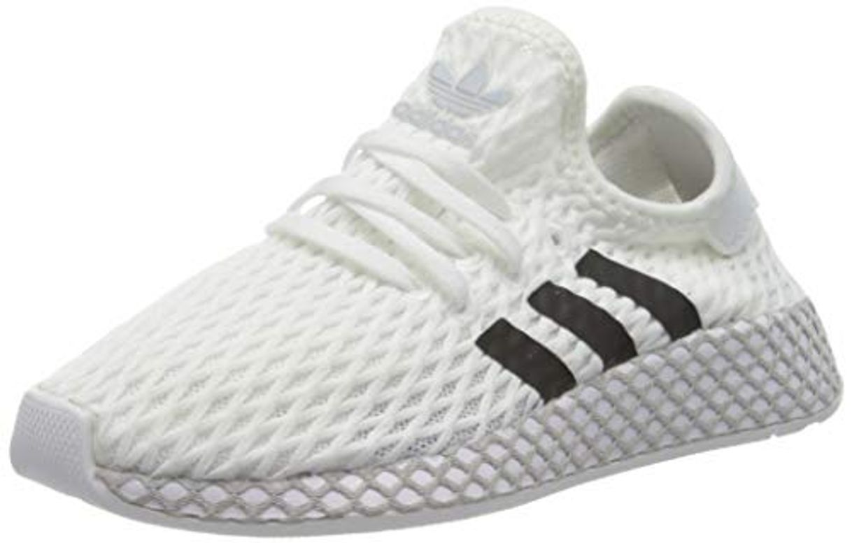 Lugar Adidas Deerupt Runner C, Zapatillas de Deporte Unisex niño, Blanco