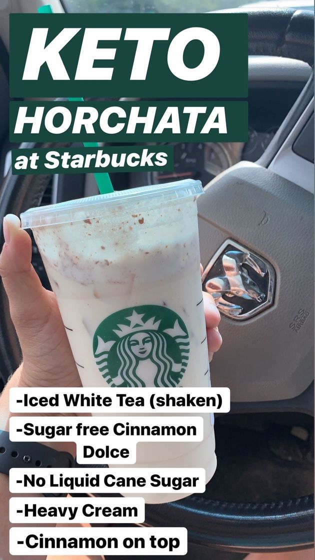 Moda Keto horchata Starbucks 