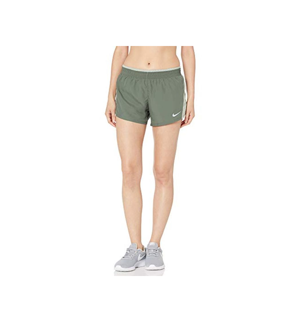 Moda NIKE W Nk 10k Short Pantalón Corto, Mujer, Juniper Fog