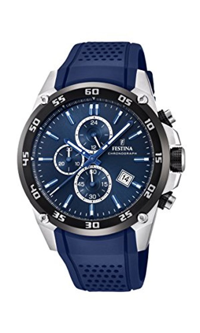 Fashion Festina Reloj Cronógrafo para Hombre de Cuarzo con Correa en Caucho F20330/2