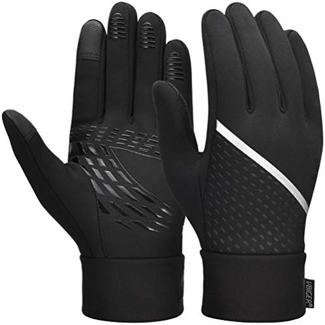 Places VBIGER Thickened Winter Gloves Touch Screen Gloves Cold Weather Gloves with Anti-slip