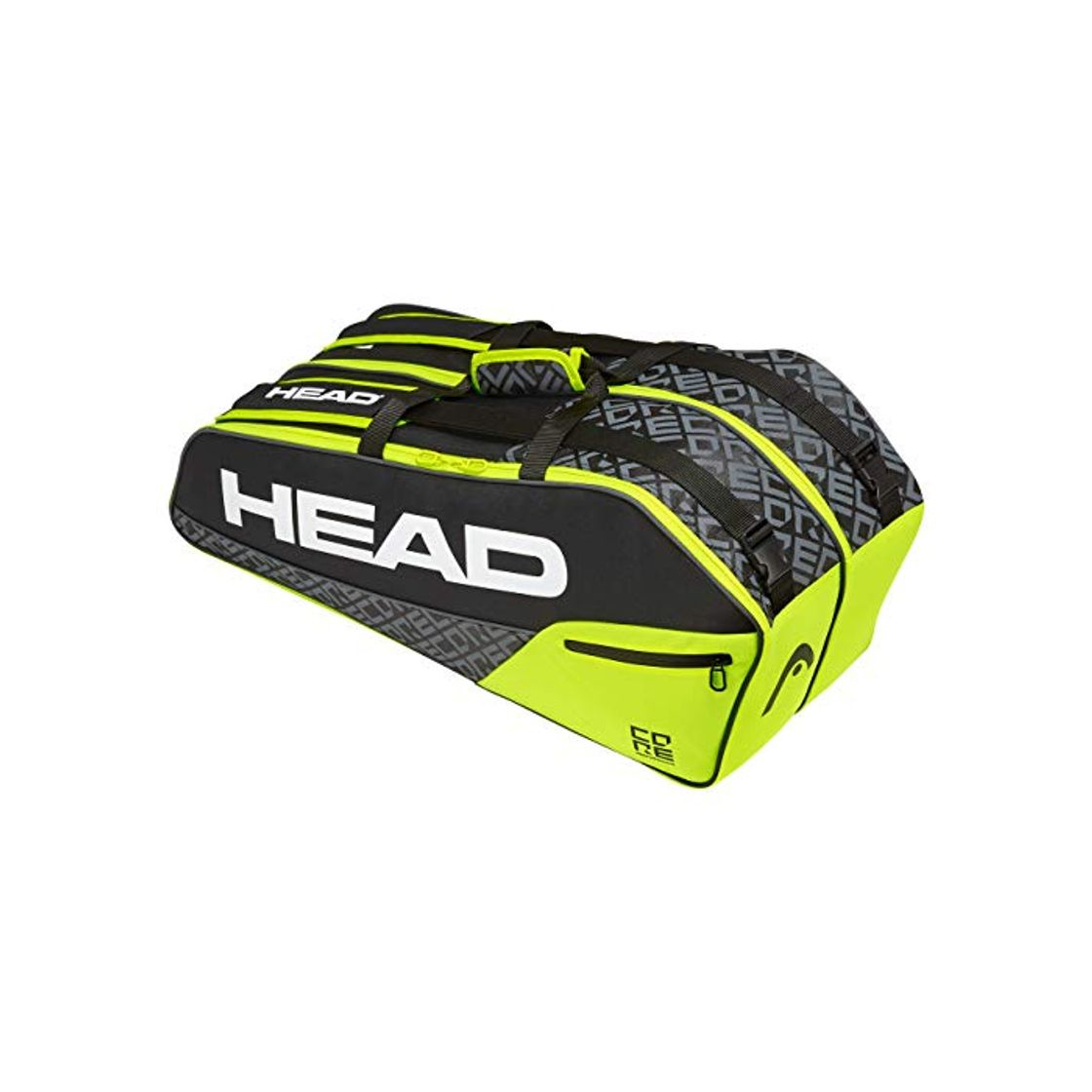 Products Head Core 6R Combi Bolsa de Tenis, Adultos Unisex, Nero