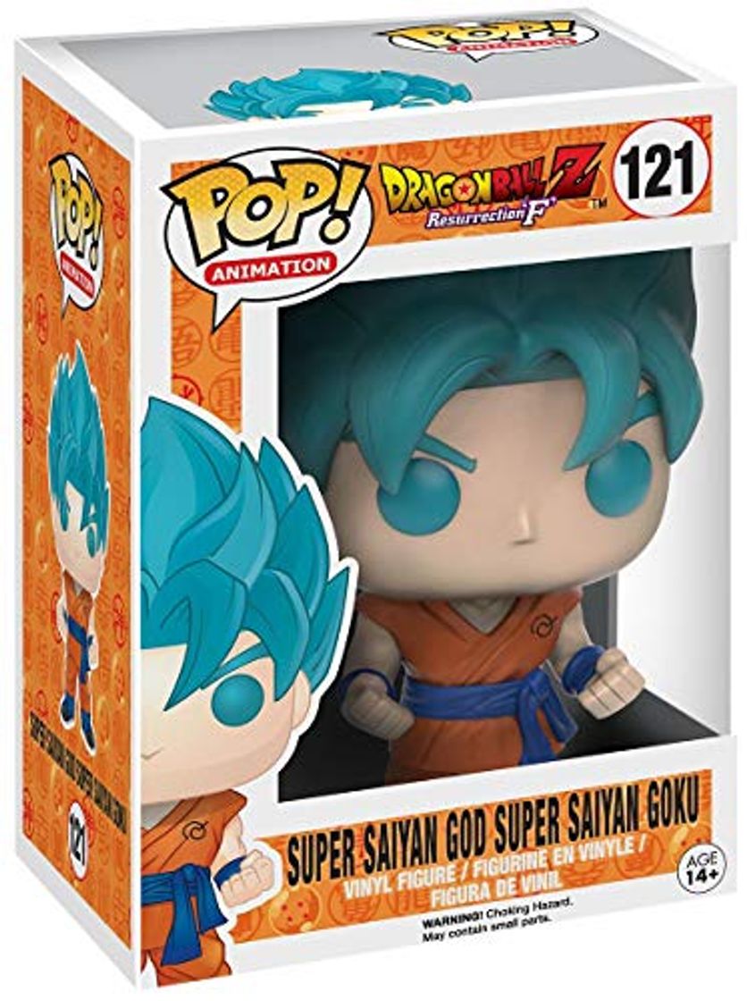 Game Funko - 121 - Pop - Manga - Dragon Ball Z - Figura Blue Goku Super Saiyan God