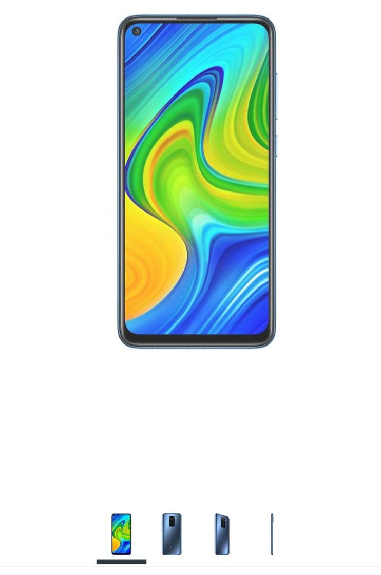 Moda Xiaomi Redmi Note 9 128GB 4GB RAM - Versión Global - Midnigh