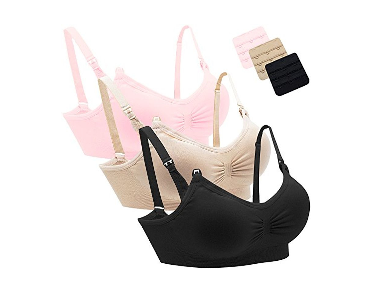 Social AMOURRI Sujetador de Maternidad para Mujeres Bra Bralette sin Costuras