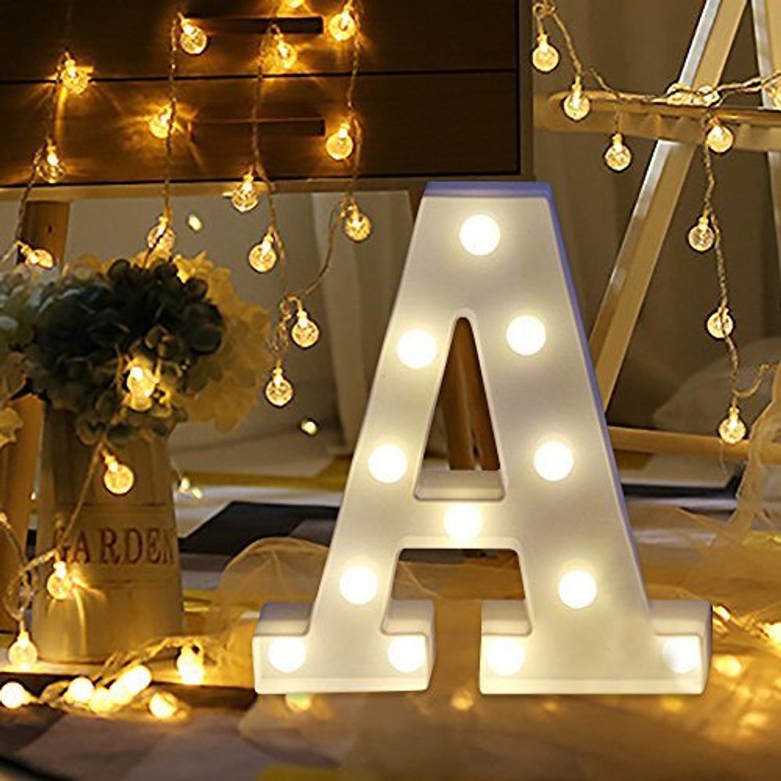 Social Letras Led Letras Decorativas Letras Alphabet Light Luces De Espejo Del Alfabeto