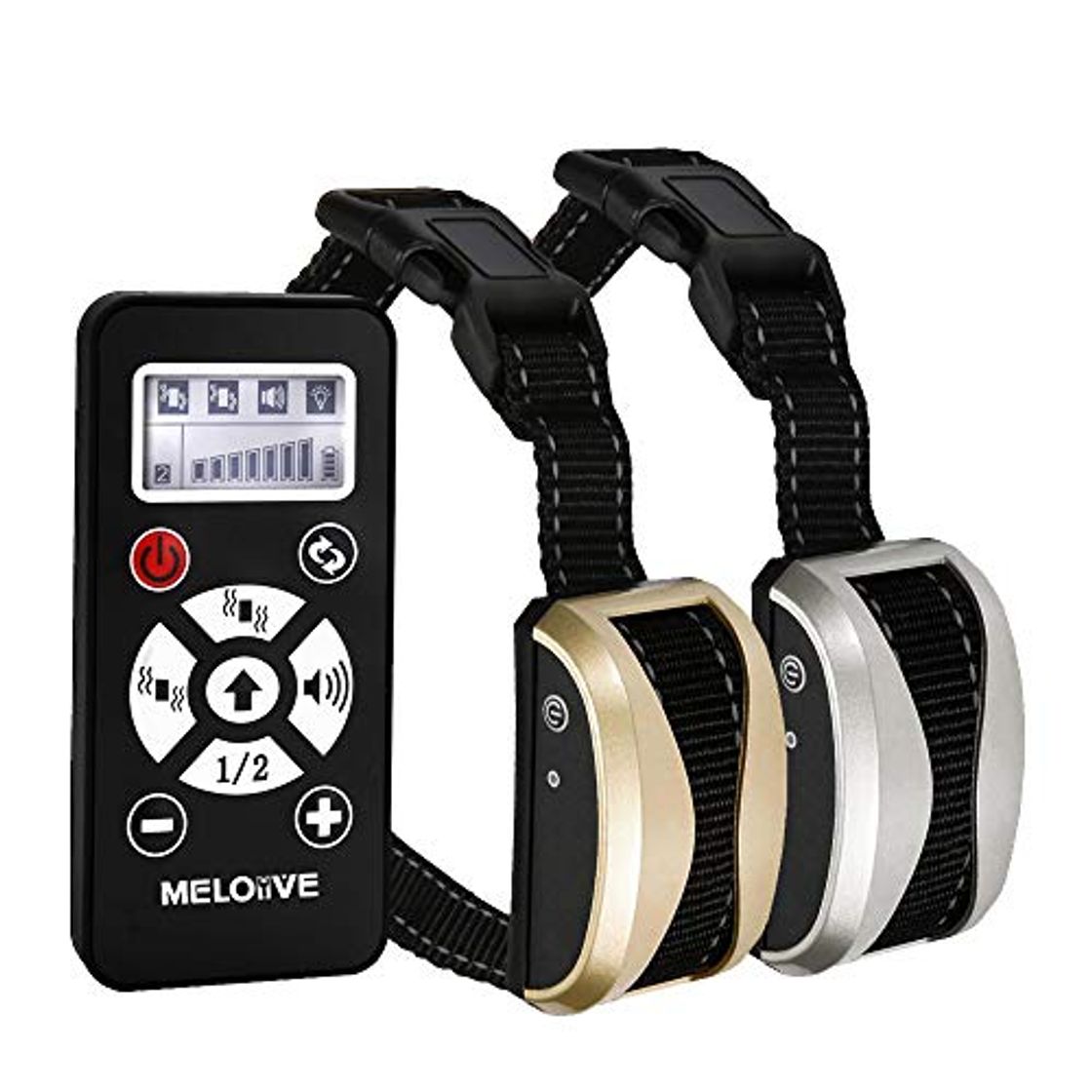 Products Meloive Collar Recargable Antiladrido Dos Perros con Alcance de 730m