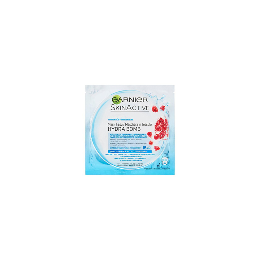 Belleza Garnier SkinActive Mascarilla HydraBomb Energizante