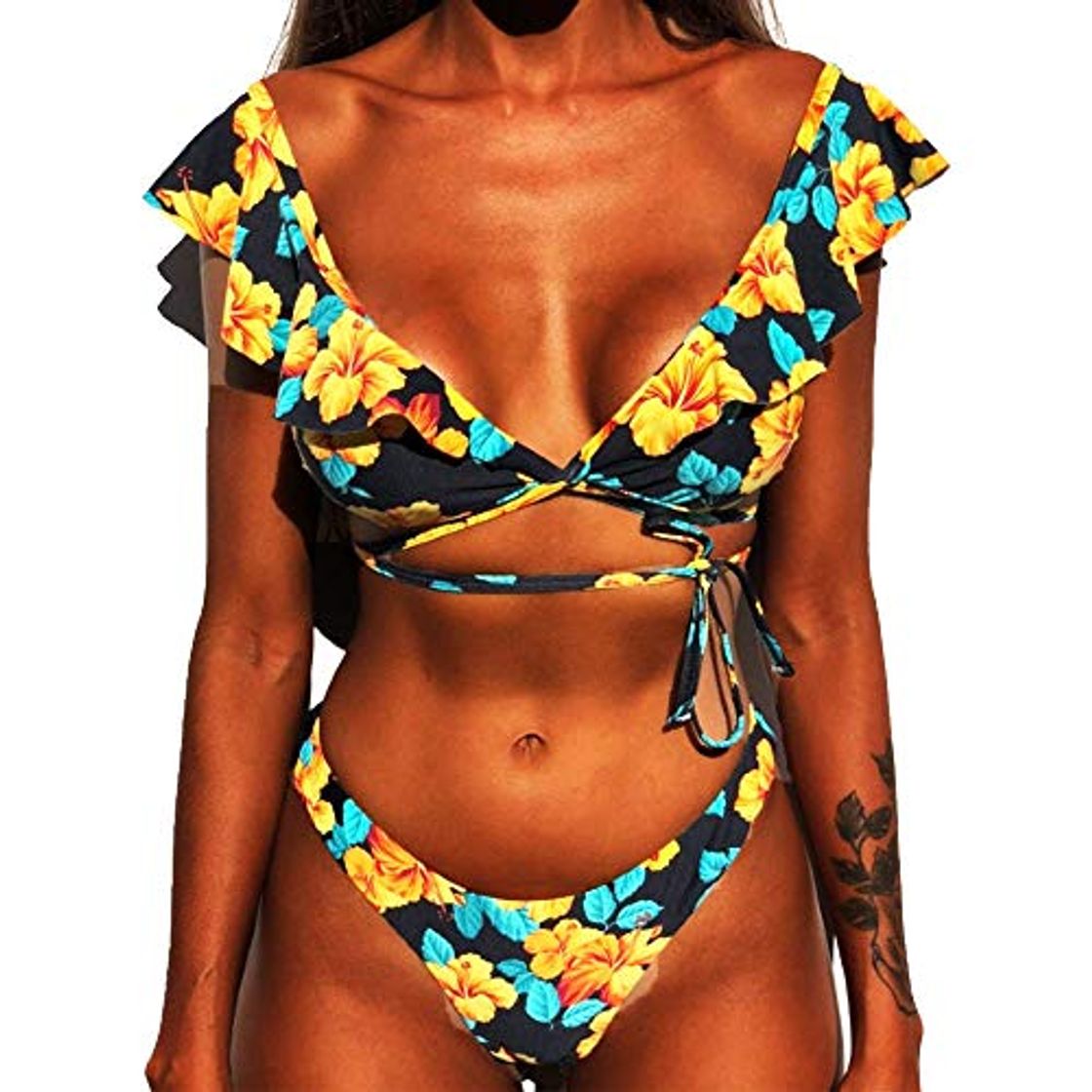 Fashion CheChury Mujer Sexy Conjunto De Bikini 2020 Verano Sexy Push Up Ropa De Playa Bikini de Triángulo Bikini Mujer Acolchado Traje de baño Mujer Conjunto De Bikini