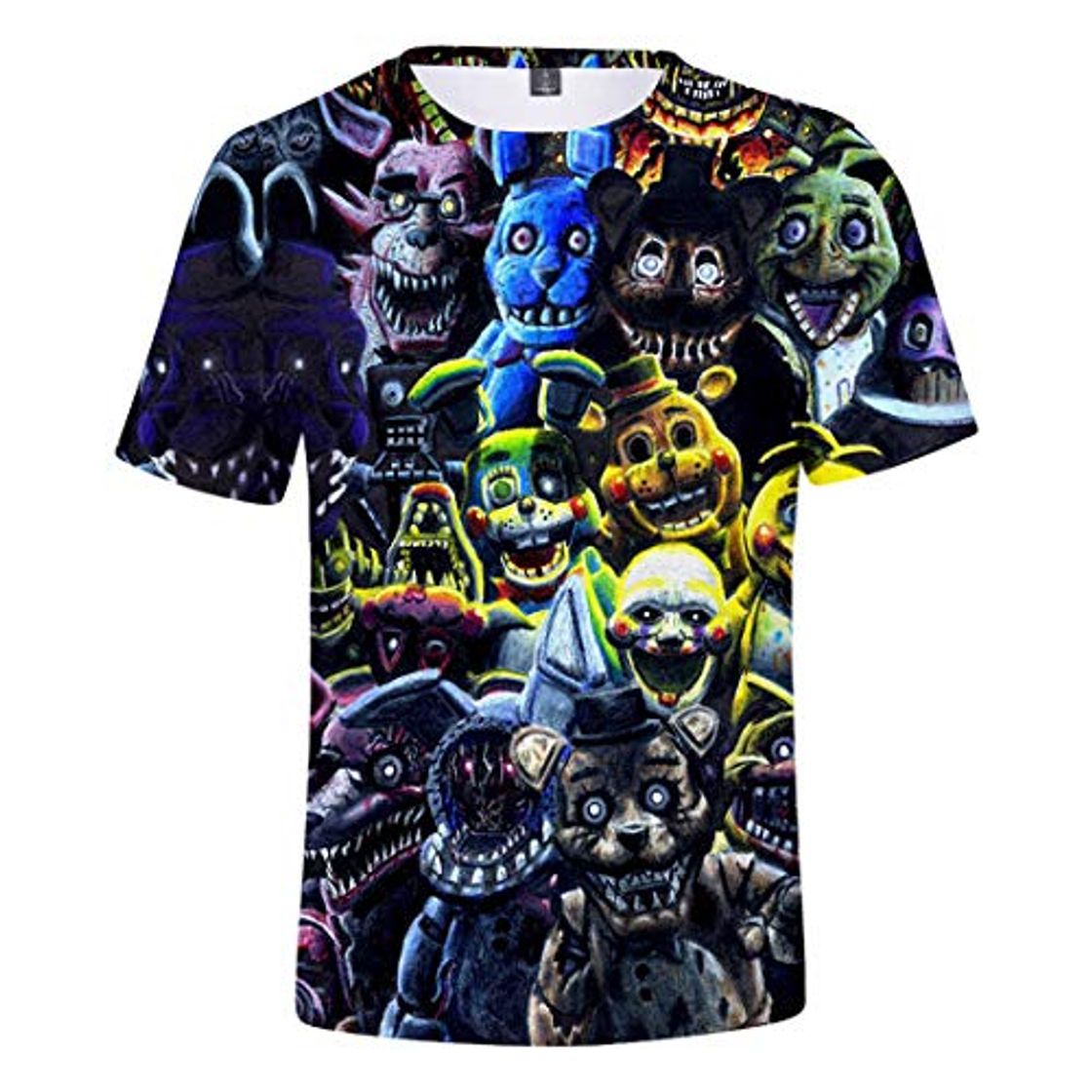 Product CTOOO Five Nights At Freddy Impresión Digital 3D Adulto Camiseta Manga Corta