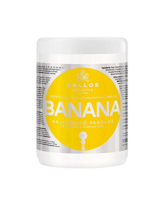 Social Kallos Banana - mascarillas para el cabello