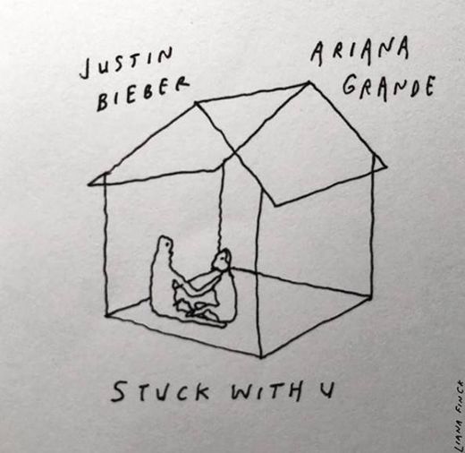 Ariana Grande, Justin Bieber - Stuck with U (Lyric Video) 