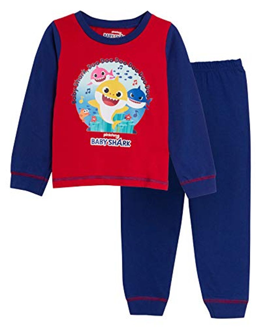 Products Pijama de tiburón para niñas y niños Rojo Rosso 3-4 Años