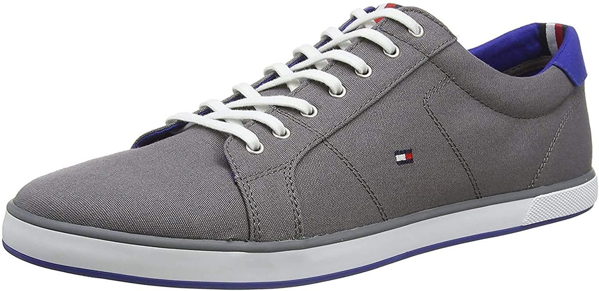 Fashion Tommy Hilfiger H2285ARLOW 1D, Zapatillas para Hombre, Gris