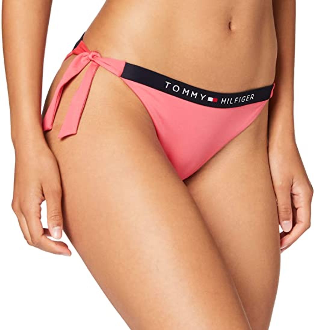 Moda Tommy Hilfiger Classic Parte de Arriba de Bikini, Azul