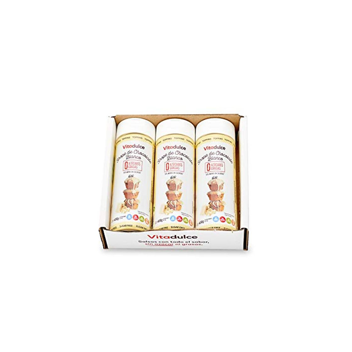 Social Sirope de chocolate blanco sin azúcar