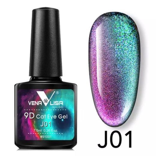 Esmalte uv con glitter en 9D