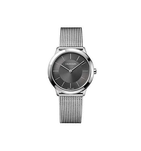 Calvin Klein Reloj Analógico de Cuarzo para Mujer con Correa de Acero Inoxidable – K3M22124