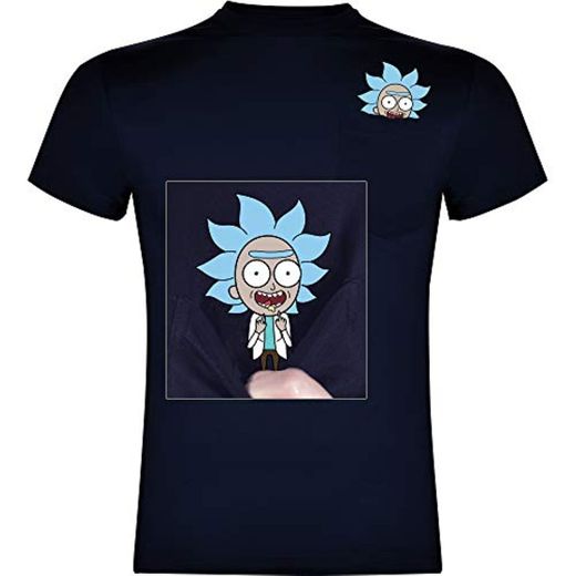 Foreverdai Camiseta Fan Art Tiny Rick Inspirada en Rick y Morty -