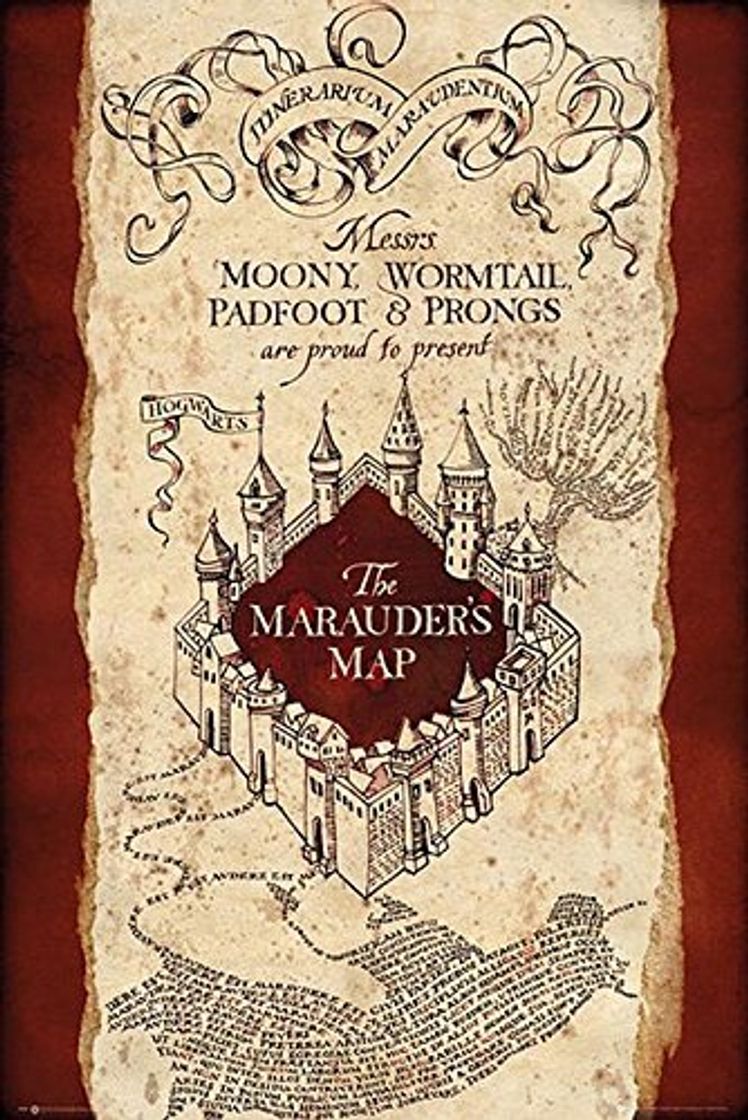 Product Harry Potter Póster Marauders Map/Mapa del Merodeador (61cm x 91,5cm)