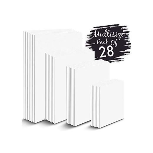 Zenacolor - Set de 28 Canvas - Laminas para Pintar Multisizes -