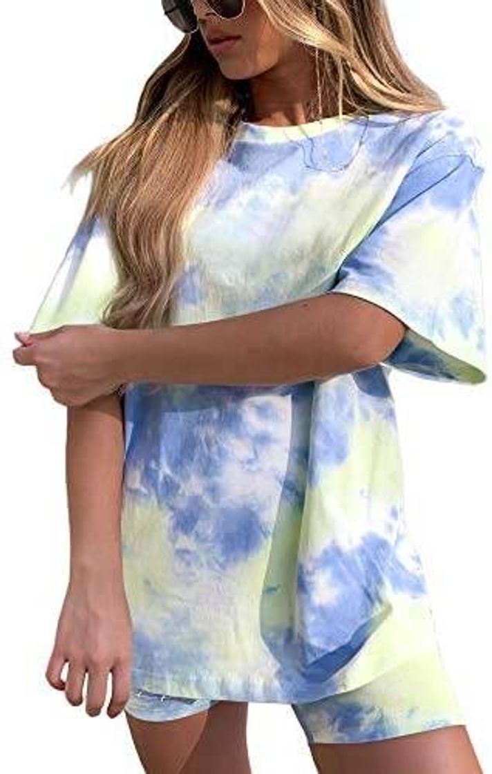 Fashion Ropa tie dye mujer 