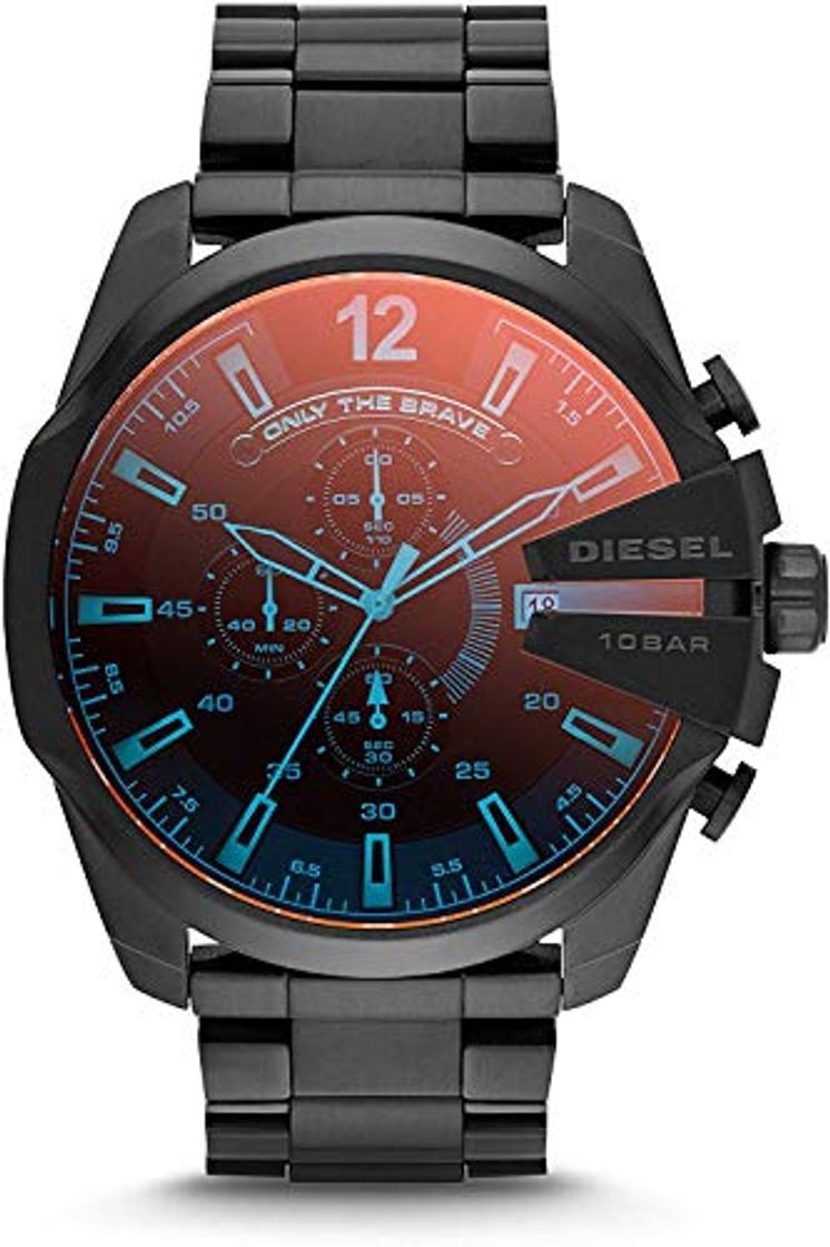 Social Diesel Reloj Cronógrafo para Hombre de Cuarzo con Correa en Acero Inoxidable DZ4318