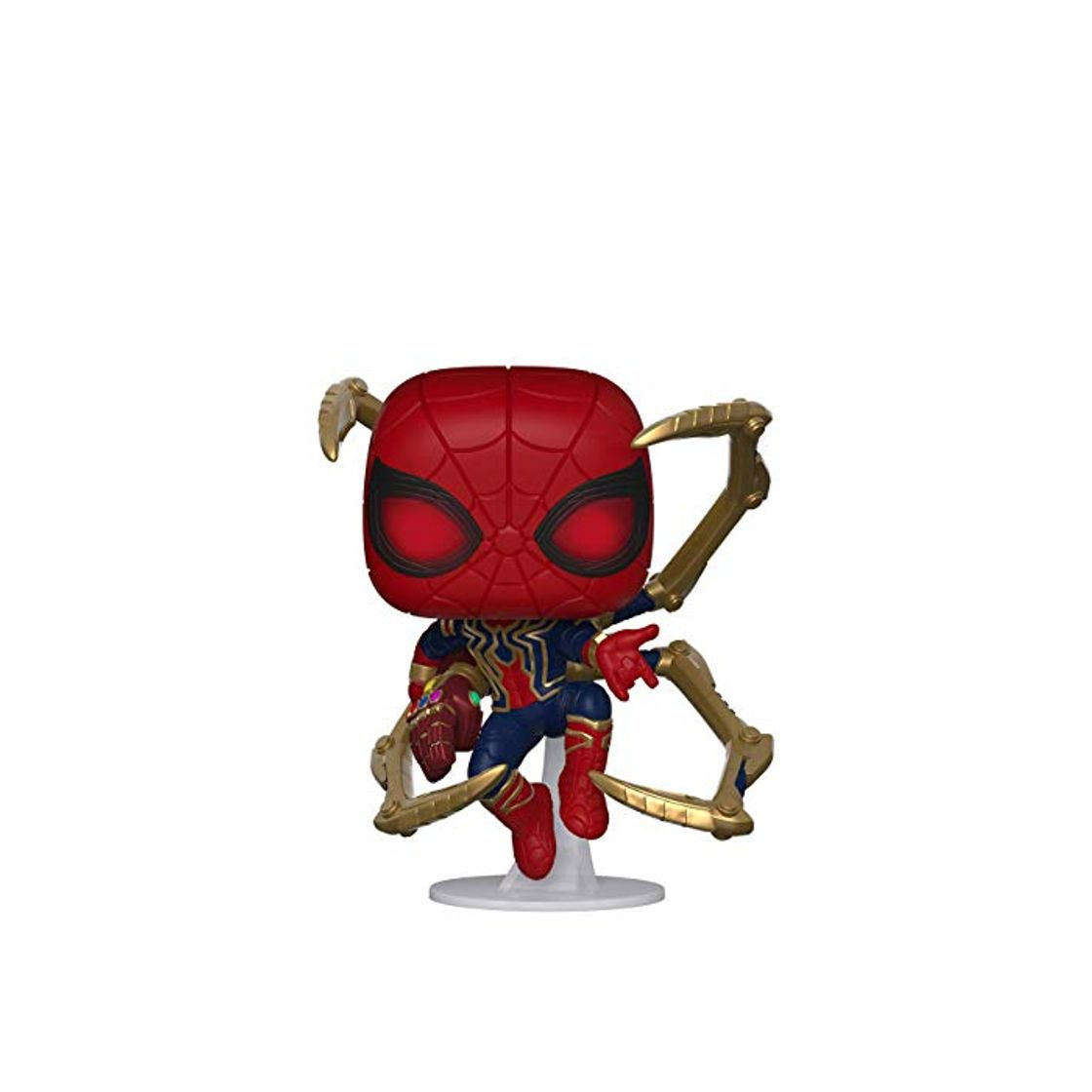 Game Funko- Pop Marvel: Endgame-Iron Spider w/NanoGauntlet Colctib Toy, Multicolor, Talla Única