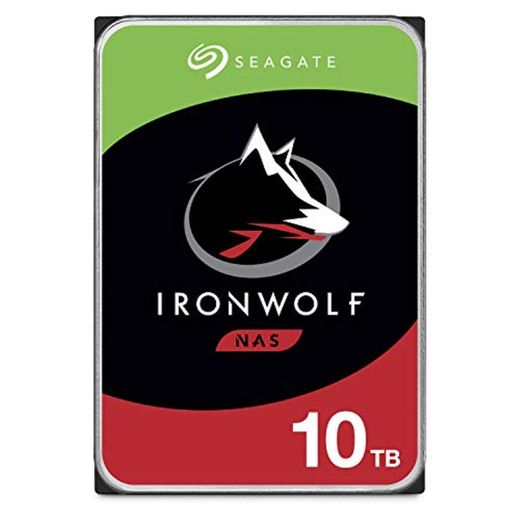 Seagate IronWolf, 10 TB, NAS, Disco duro interno, HDD, CMR 3,5" SATA