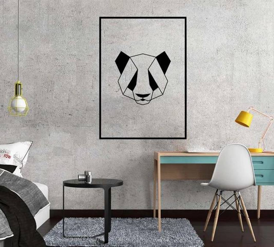 Social Stiker para la pared de panda