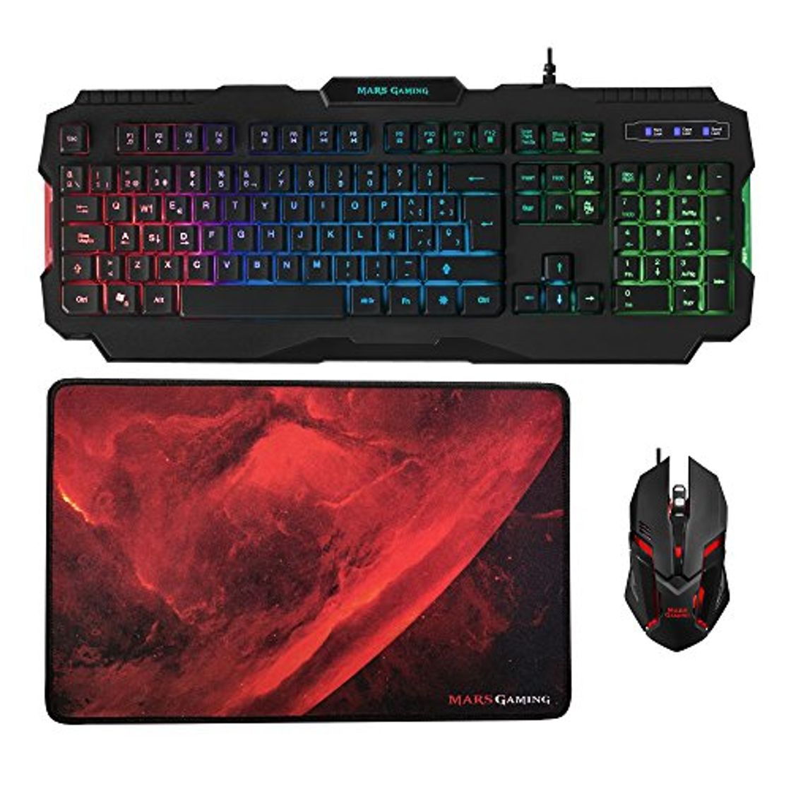 Electrónica Mars Gaming MCP118 - Pack iluminación RGB de teclado