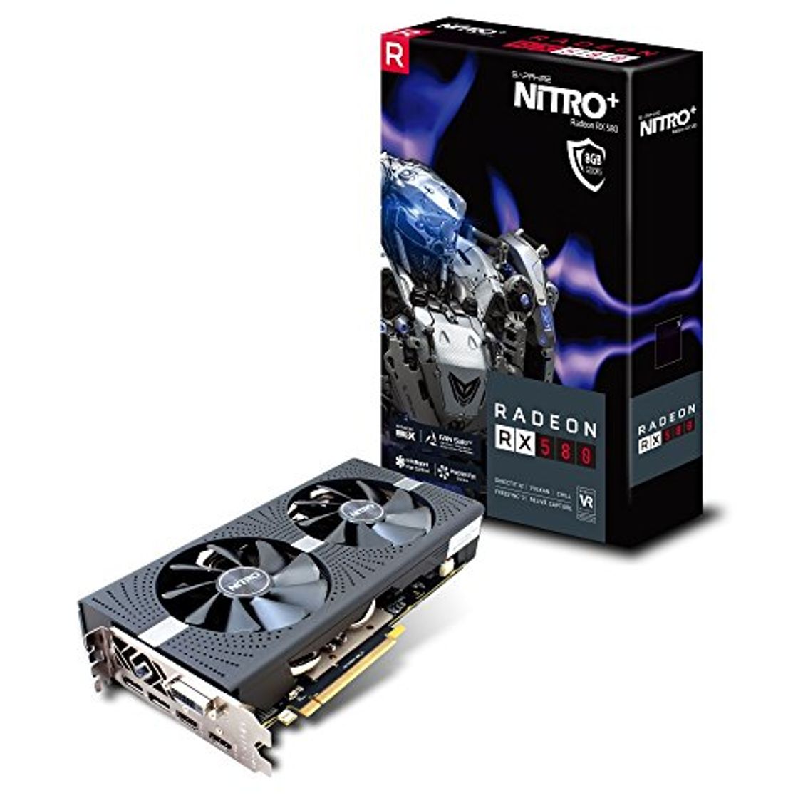 Social Sapphire Radeon RX 580 Nitro Plus - Tarjeta gráfica