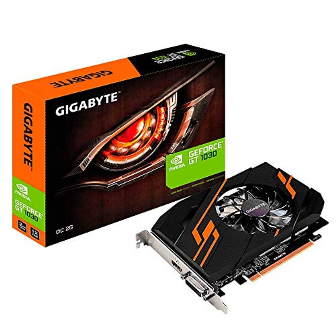 Social Gigabyte GV-N1030OC-2GI GeForce GT 1030 2GB GDDR5 - Tarjeta gráfica
