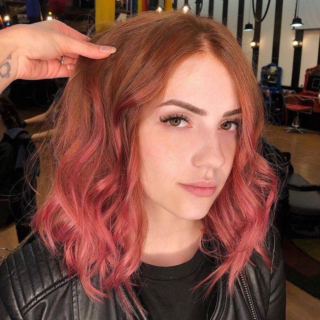 Fashion Cabelo rosa 💕