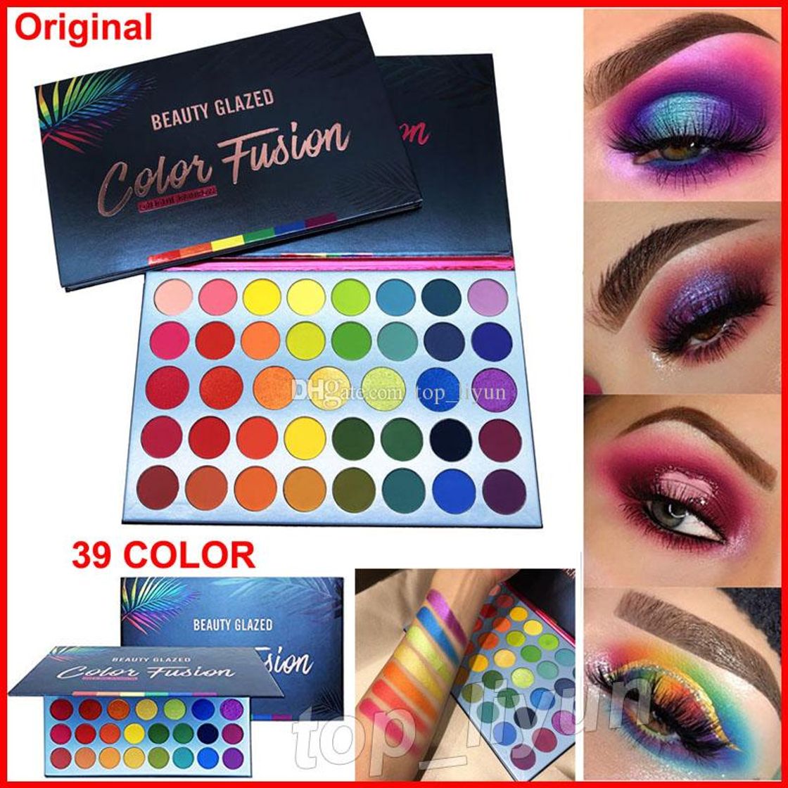 Social Beauty Glazed Paleta de polvo de sombra de ojos de 39 colores