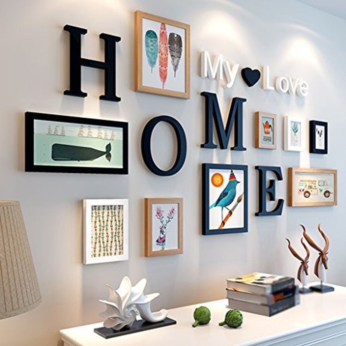 Social LI LU SHOP Marco Madera Foto Muro, Creativa Moderna Simple Salón Restaurante