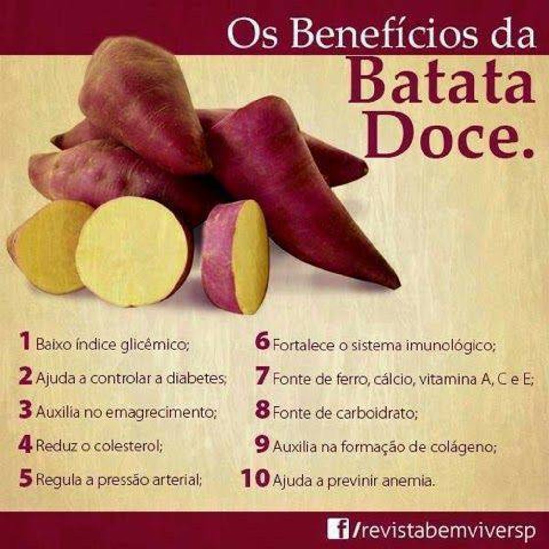 Moda Benefícios da batata doce 😋