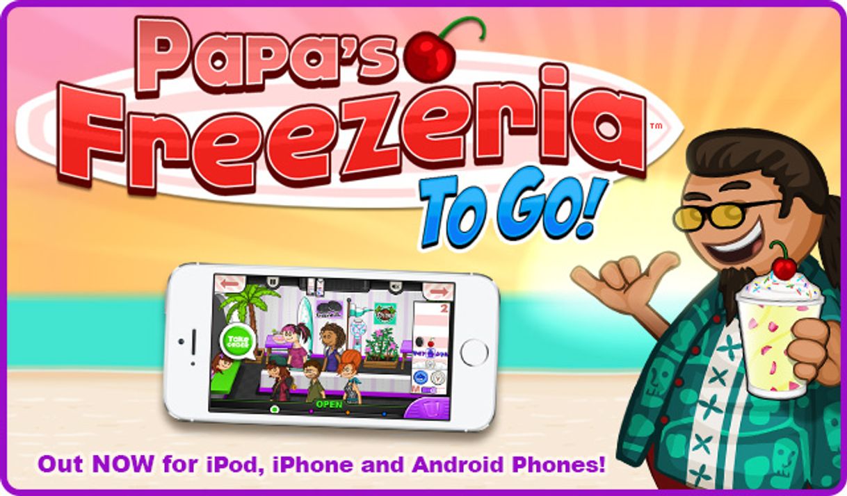 Videogames Papa's Freezeria to go