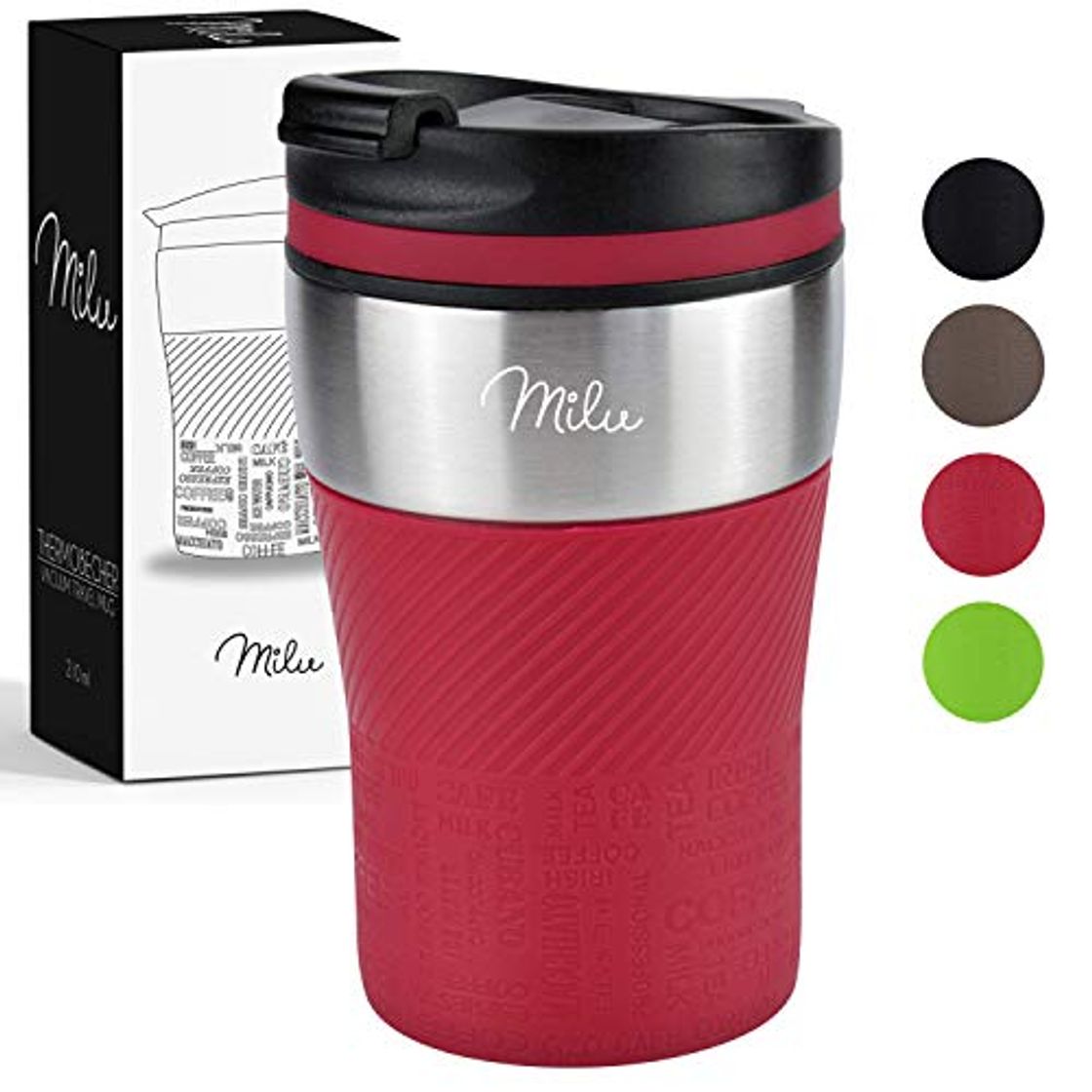 Products Milu Termo Taza 210ml - Vaso Termico de Viaje - Café para