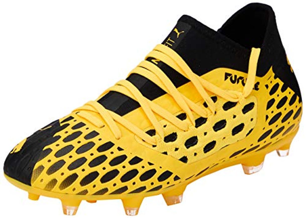 Productos PUMA Future 5.3 Netfit FG/AG Jr, Botas de fútbol Unisex Niños, Amarillo