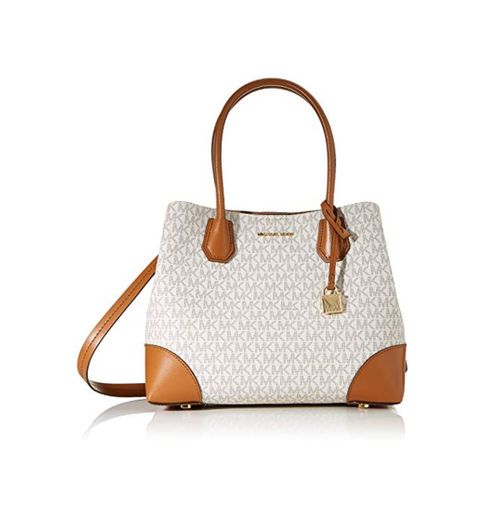 Michael Kors Mercer Gallery, MD CENTER ZIP TOTE para Mujer, Vainilla