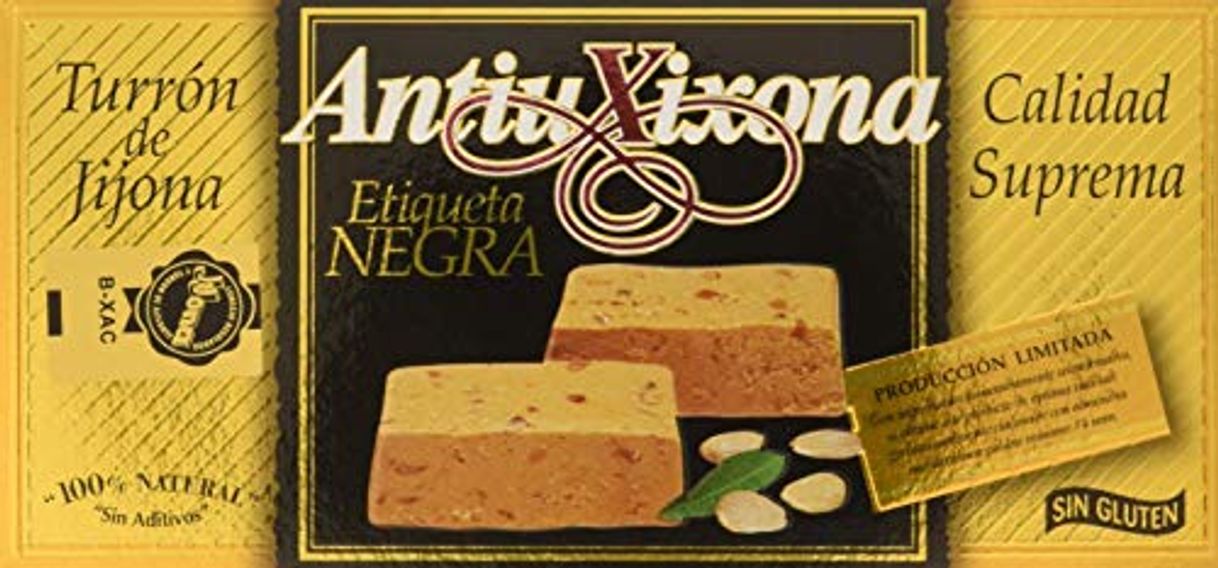 Producto Antiu Xixona - Turrón Etiqueta Negra Jijona Superior