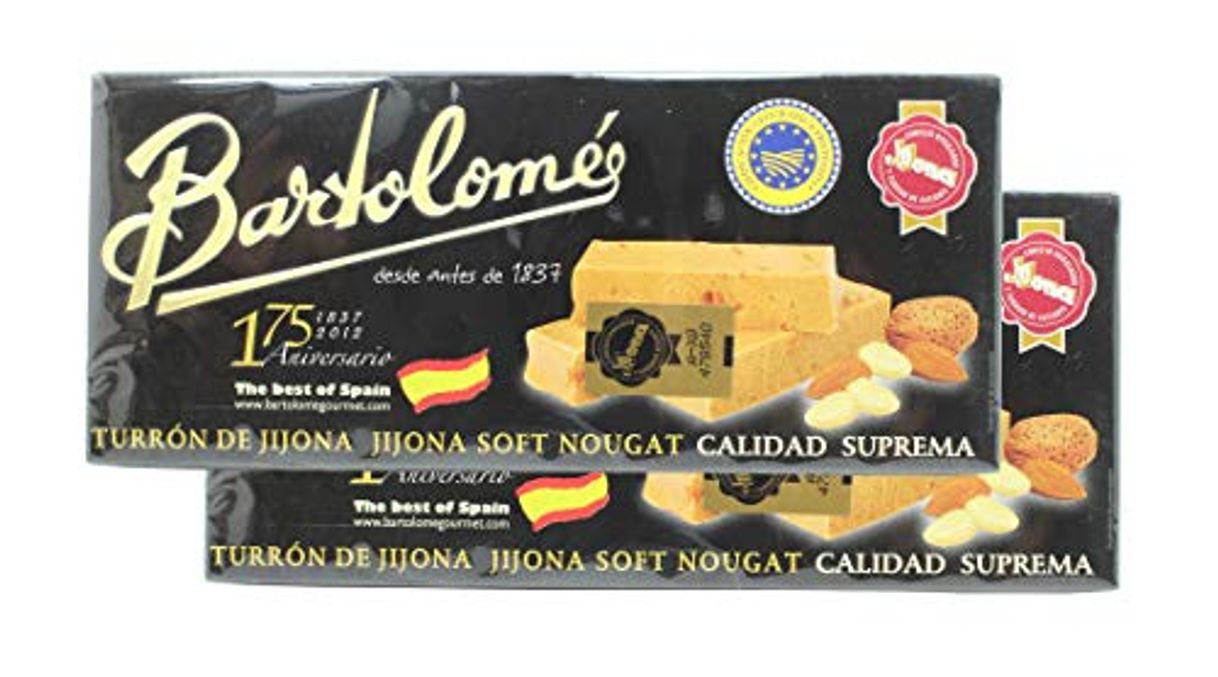 Producto Turrón de Jijona 2 tabletas de 150 gramos