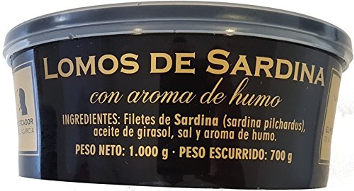 Product Lomos de sardinas ahumadas El pescador de Villagarcía tarro de 1 kg