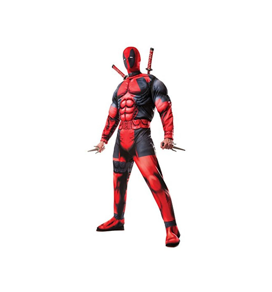 Moda Rubies - Disfraz de Deadpool Deluxe para adulto, M