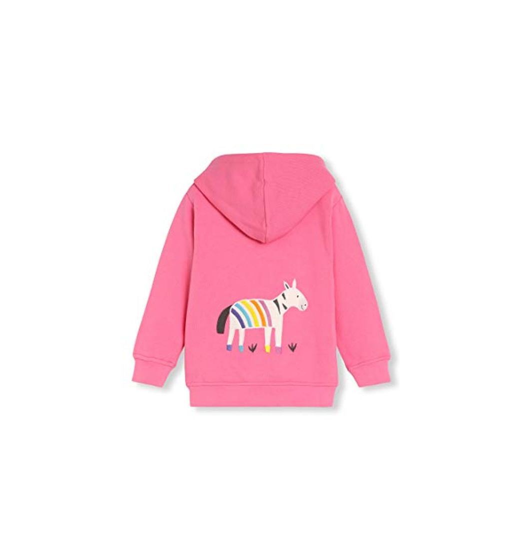 Moda Algodón orgánico - Aplique Animal - Bebé Niña Niños pequeños - Sudadera