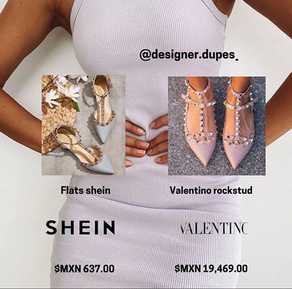 Social Valentino VS Shein