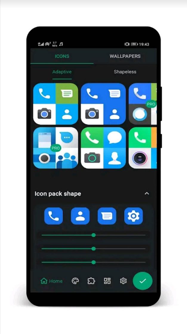 App Peafowl Theme Maker for EMUI y miui